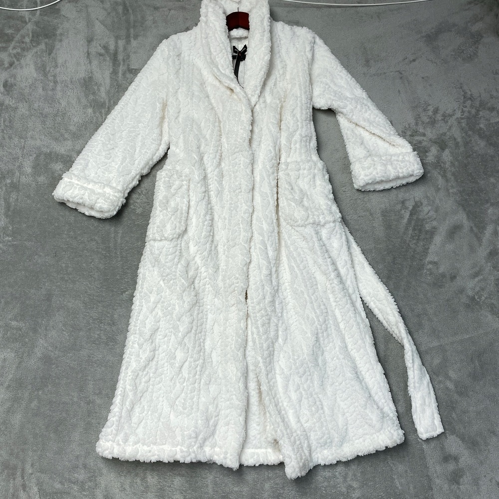 Room Service Women's S Robe White Polyester H1112